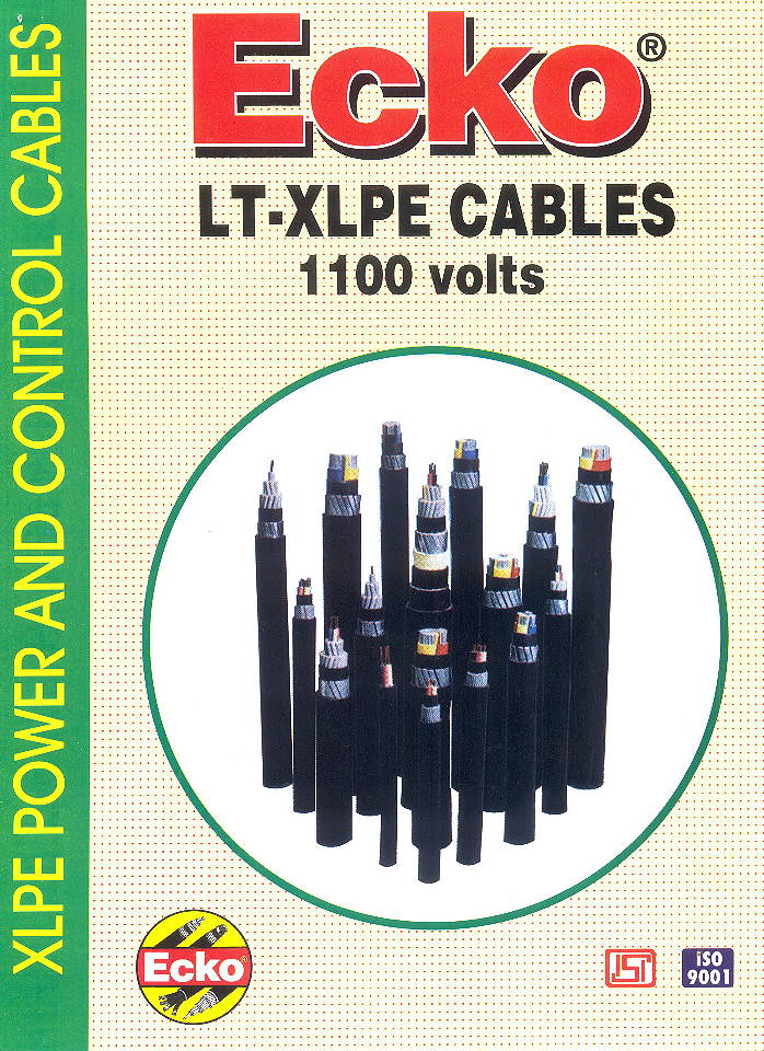 LT XLPE Power Control Cables Manufacturers India ecko cables